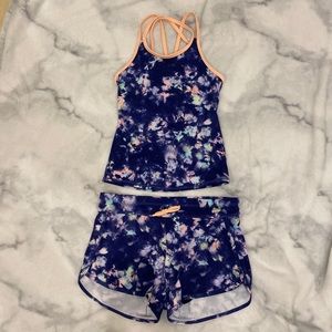 NWOT Athleta Girls Swim Set 💙🧡